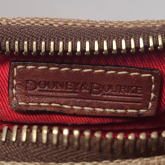Dooney & Bourke Small Logo Purse w/ Leather Trim - Picture 12 of 16